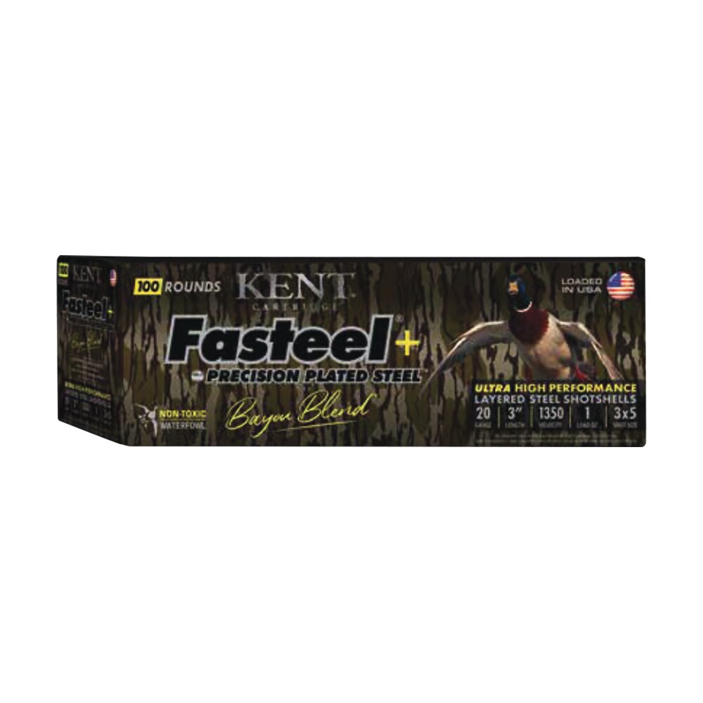 kent cartridge cc203fsp283x5 fasteel + precision steel sports south exclusive 20 gauge 3" 1 oz 3x5 shot 100 per box/2 cs Kent Cartridge CC203FSP283X5 Fasteel + Precision Steel Sports South Exclusive 20 Gauge 3" 1 oz Sports South item 167104