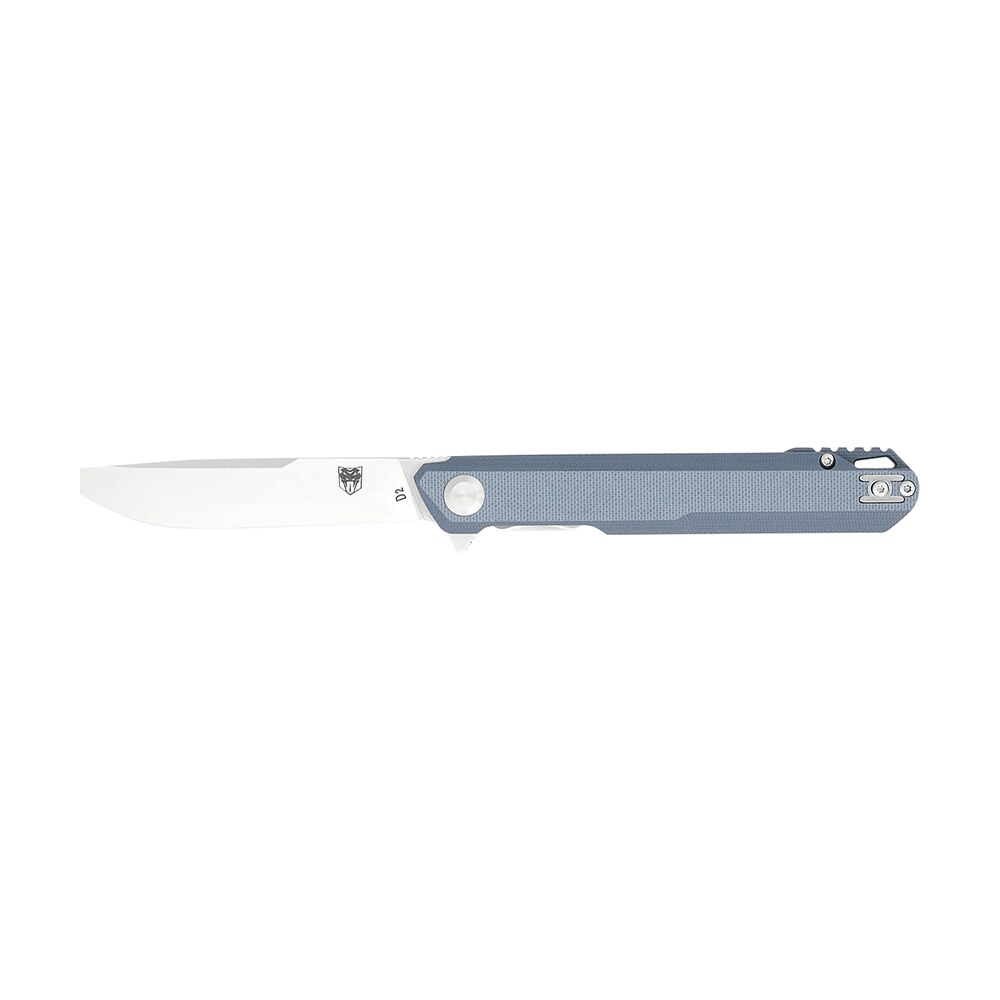 cobratec knives ctmongry monarch 3.50" folding plain satin d2 steel blade, 4.75" gray g10 handle CobraTec Knives CTMONGRY Monarch 3.50" Folding Plain Satin D2 Steel Blade, 4.75" Gray G10 Sports South item 167313