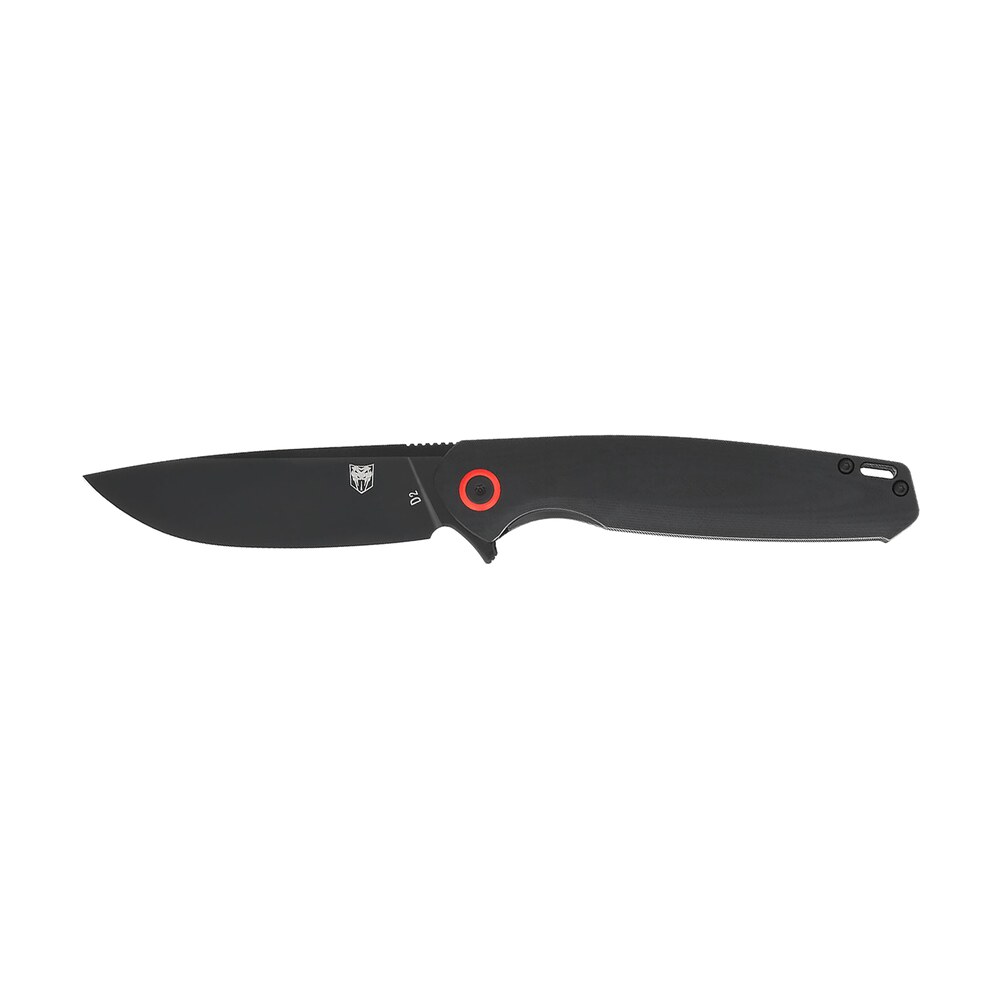 cobratec knives ctrathblk rath edc 3.50" folding plain black d2 steel blade, 4.50" black g10 handle CobraTec Knives CTRATHBLK Rath EDC 3.50" Folding Plain Black D2 Steel Blade, 4.50" Black G10 Sports South item 167314