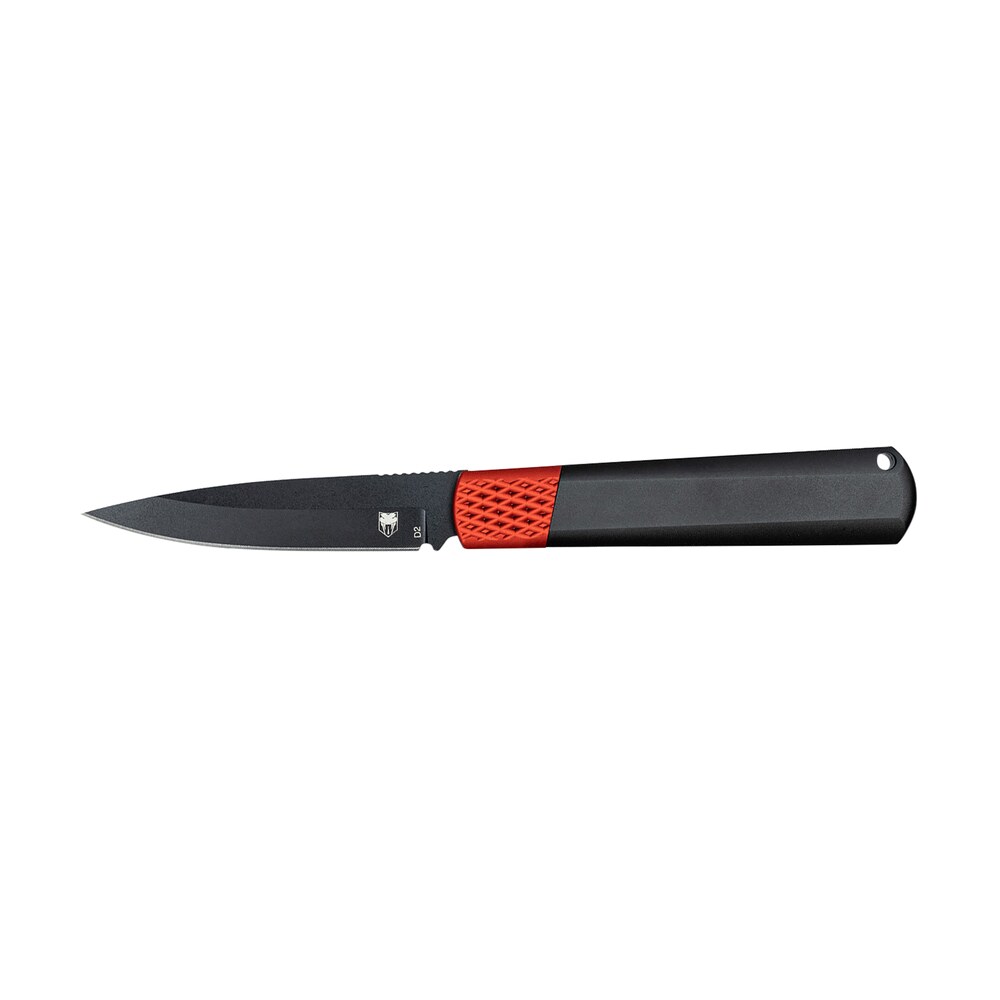 cobratec knives ctghrbrb gideon hidden release 3" otf plain black d2 steel blade, 4.25" black/red aluminum handle CobraTec Knives CTGHRBRB Gideon Hidden Release 3" OTF Plain Black D2 Steel Blade, 4.25" Sports South item 167317
