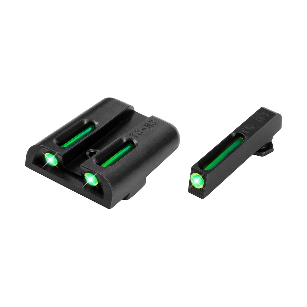 truglo tg131gt1 tfo green/tritium/fiber optic front sight green/tritium/fiber optic rear sight glock glock 17/17l/19 TruGlo TG131GT1 TFO Green/Tritium/Fiber Optic Front Sight-Green/Tritium/Fiber Optic Rear Sight Sports South item 16752