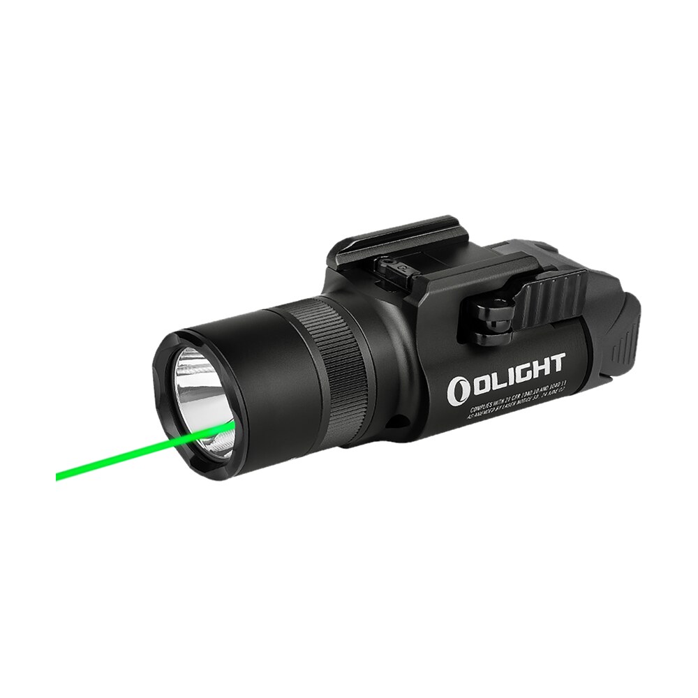 olightstore usa inc baldrprorbk baldr pro r black anodized 300/500/1,350 lumens white led green laser Olightstore Usa Inc BALDRPRORBK Baldr Pro R Black Anodized 300/500/1,350 Lumens White LED Green Sports South item 167540