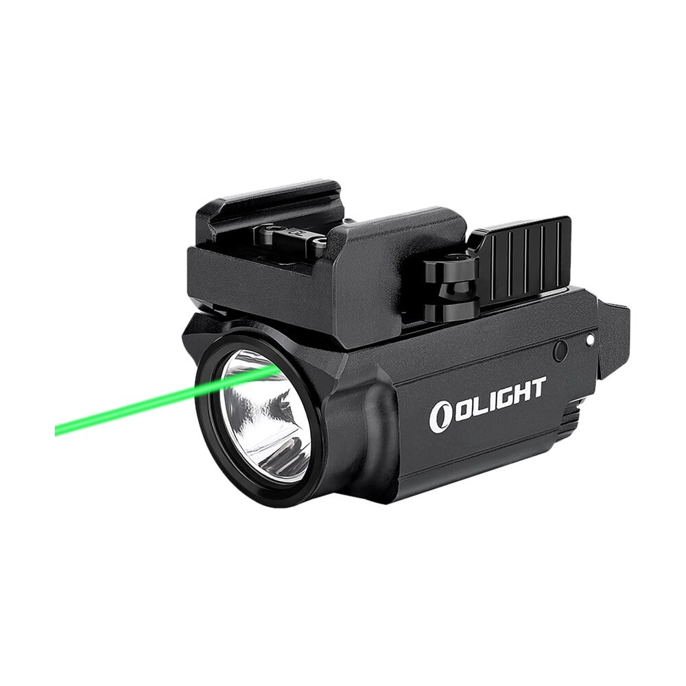 olightstore usa inc obaldrminibk baldr mini black anodized 100/600 lumens white led green laser Olightstore Usa Inc OBALDRMINIBK Baldr Mini Black Anodized 100/600 Lumens White LED Green Laser Sports South item 167543