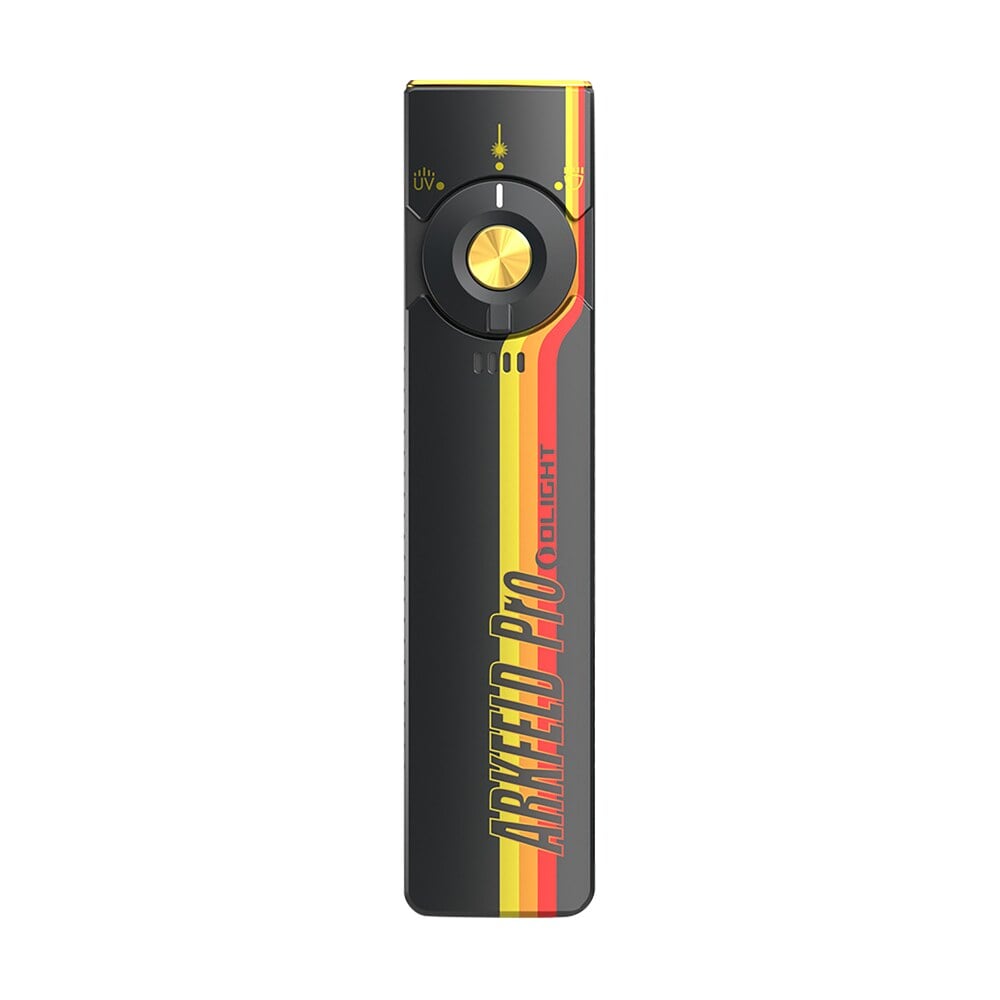 olightstore usa inc arkfeldpro3rrsv3 arkfeld pro black/racing stripes 1/15/100/420/1,300 lumens white led green laser uv light Olightstore Usa Inc ARKFELDPRO3RRSV3 Arkfeld Pro Black/Racing Stripes 1/15/100/420/1,300 Lumens Sports South item 167555