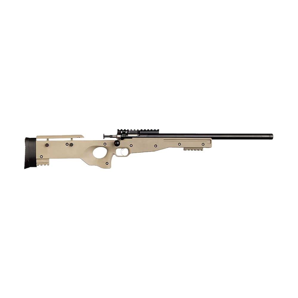 crickett ksa2150 precision full size 22 lr single shot 16.10" blued threaded bull barrel, blued crickettinny rail steel receiver, flat dark earth synthetic adj lop stock Crickett KSA2150 Precision Full Size 22 LR Single Shot 16.10" Blued Threaded Bull Sports South item 167600