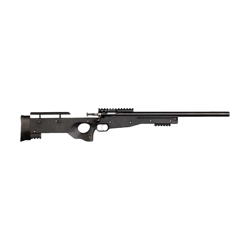 crickett ksa2150 blk precision full size 22 lr single shot 16.10" blued threaded bull barrel, blued crickettinny rail steel receiver, black synthetic adj lop stock Crickett KSA2150-BLK Precision Full Size 22 LR Single Shot 16.10" Blued Threaded Bull Sports South item 167602