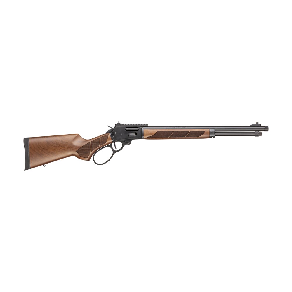 smith & wesson 13809 1854 44 rem mag 9+1 19.25" black armornite threaded barrel, black armornite picatinny rail stainless steel receiver, fixed walnut w/textured grip panels stock, large loop Smith & Wesson 13809 1854 44 Rem Mag 9+1 19.25" Black Armornite Threaded Sports South item 167707