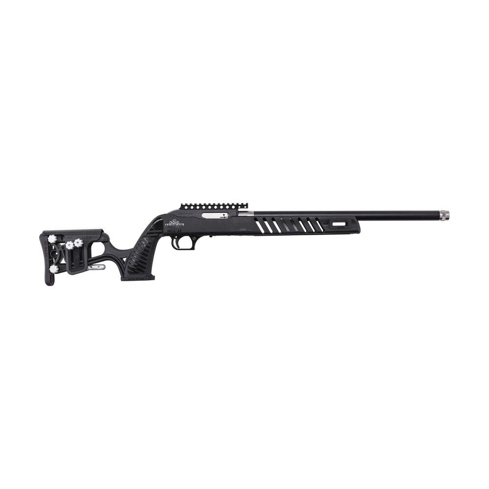 magnum research ssl22ut magnum lite switchbolt 22 lr 10+1 18" black tensioned w/threaded muzzle barrel, black receiver w/picatinny rail, black luth ar mca 22 stock Magnum Research SSL22UT Magnum Lite SwitchBolt 22 LR 10+1 18" Black Tensioned Sports South item 167743