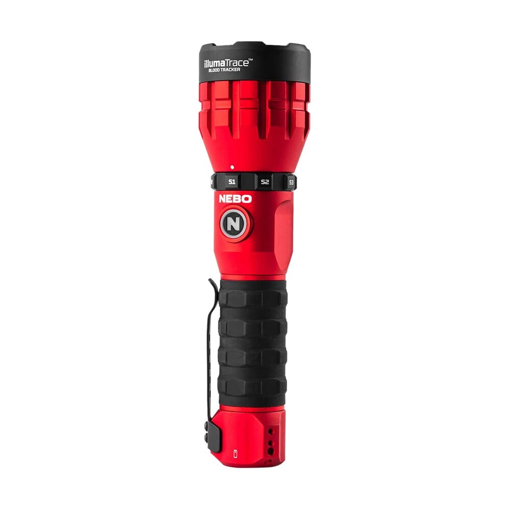 nebo nebflt1036 illumatrace blood tracker flashlight red 150/170 lumens white led NEBO NEBFLT1036 Illumatrace Blood Tracker Flashlight Red 150/170 Lumens White LED Sports South item 167764