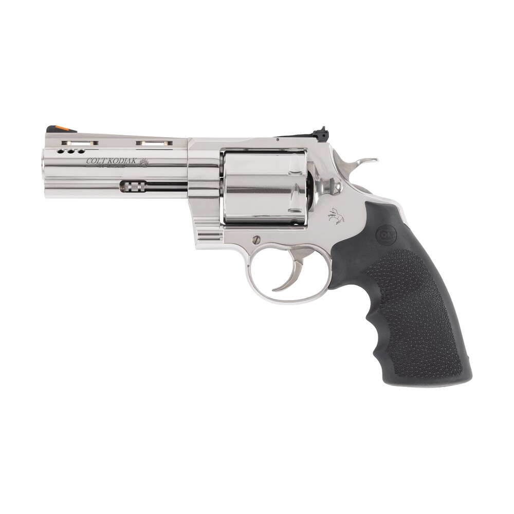 colt mfg kodiaksp4rts kodiak 44 mag 6rd 4.25" polished ported vent rib barrel & cylinder, recessed target crown muzzle, polished stainless steel frame, black hogue overmolded grip, exposed hammer Colt Mfg KODIAKSP4RTS Kodiak 44 Mag 6rd 4.25" Polished Ported Vent Rib Barrel & Cylinder, Sports South item 167773