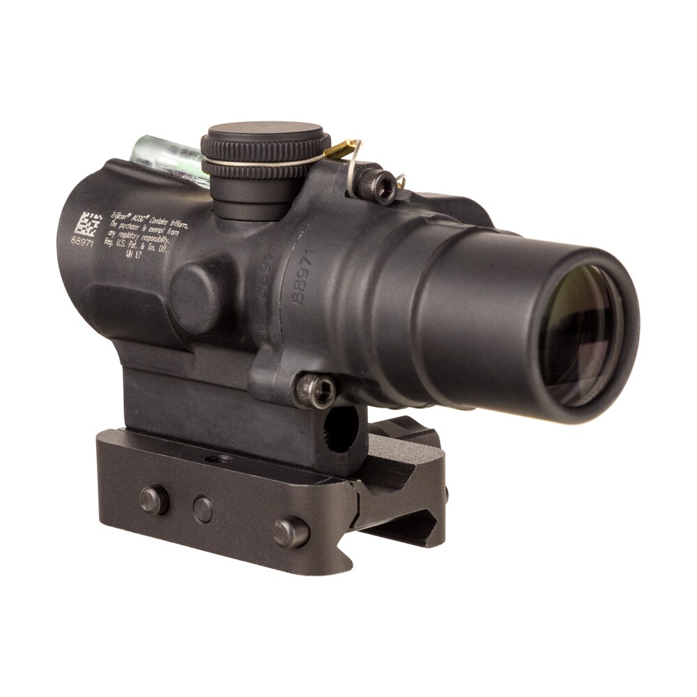 trijicon 400329 acog ta44 matte black anodized 1.5x16mm illuminated green circle w/dot reticle Trijicon 400329 ACOG TA44 Matte Black Anodized 1.5x16mm Illuminated Green Circle Sports South item 167912