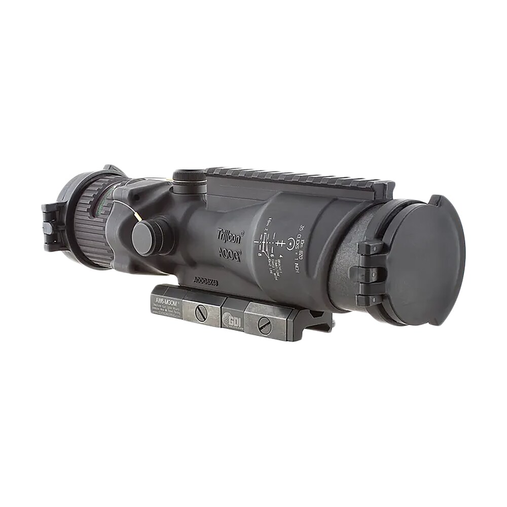trijicon 100016 acog w/ta75 mount matte black 6x48mm illuminated green horseshoe dot reticle Trijicon 100016 ACOG w/TA75 Mount Matte Black 6x48mm Illuminated Green Horseshoe Dot Reticle Sports South item 167915