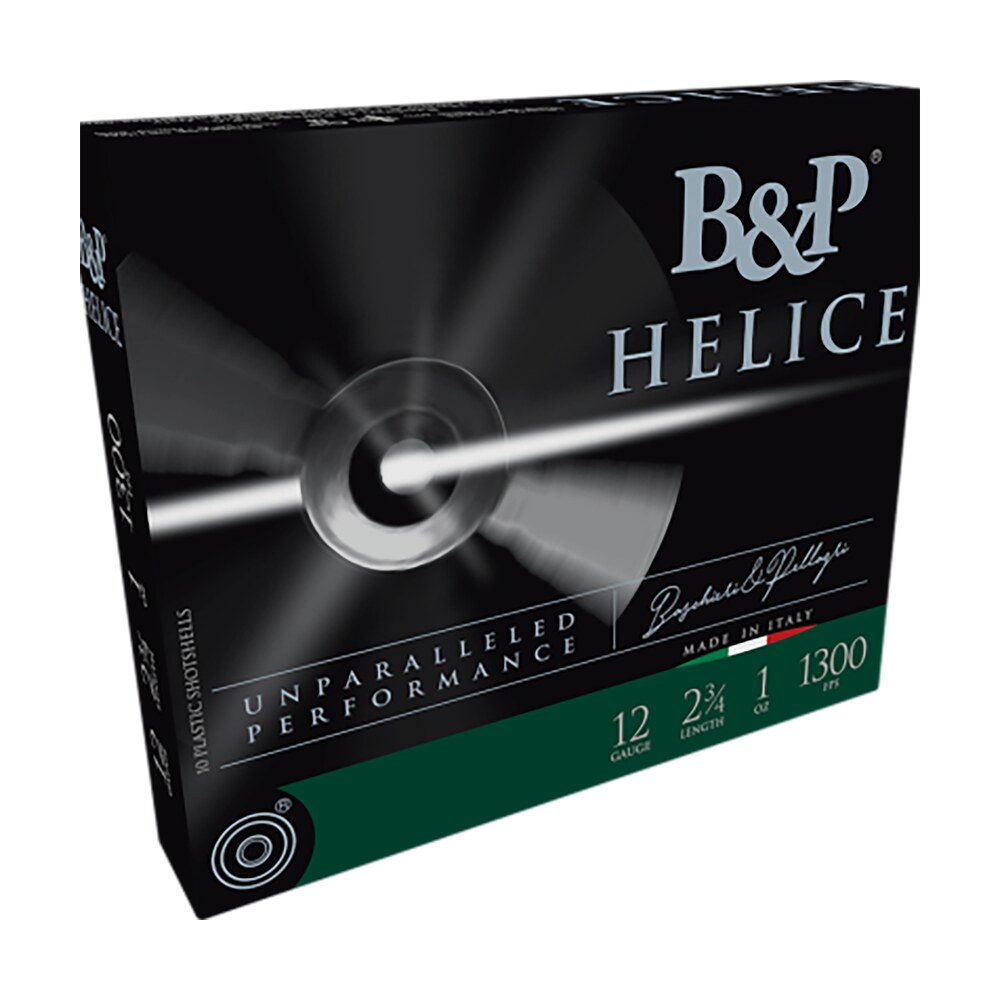 b&p ammunition 12b1fe75 helice electro 12gauge 2.75" 1oz 7.5shot 10 per box/10 case B&P Ammunition 12B1FE75 Helice Electro 12Gauge 2.75" 1oz 7.5Shot 10 Per Box/10 Case Sports South item 167938