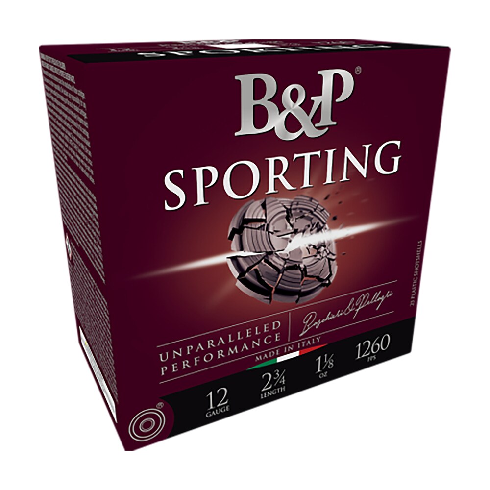 b&p ammunition 12b1sh75 sporting clay 12gauge 2.75" 1oz 7.5shot 25 per box/10 case B&P Ammunition 12B1SH75 Sporting Clay 12Gauge 2.75" 1oz 7.5Shot 25 Per Box/10 Case Sports South item 167974
