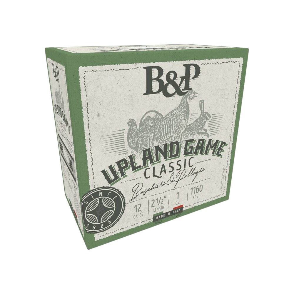 b&p ammunition 12b1up8 upland game classic 12gauge 2.50" 1oz 8shot 25 per box/10 case B&p Ammunition 12B1UP8 Upland Game Classic 12Gauge 2.50" 1oz 8Shot 25 Per Box/10 Case Sports South item 168018