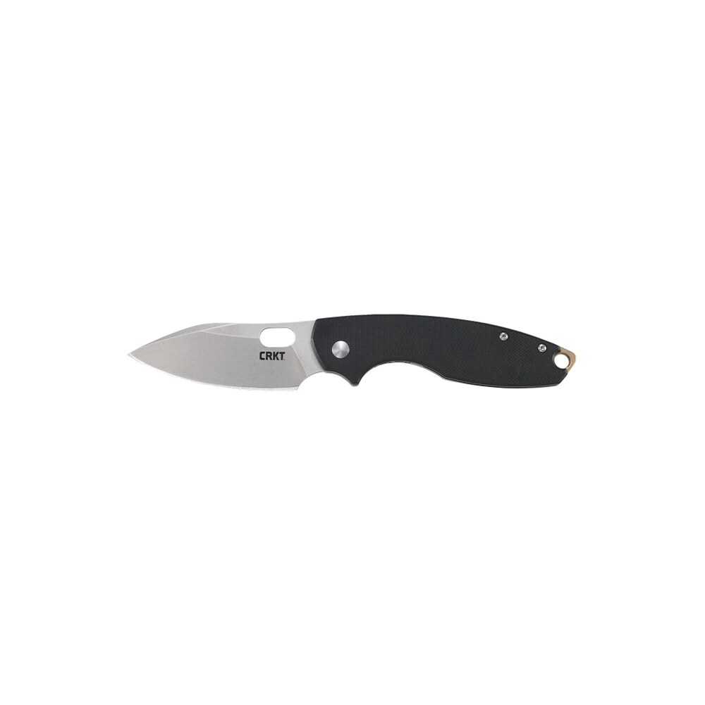 crkt 5317d2 pilar iii 2.97" folding plain stonewashed d2 steel blade, black textured g10 handle CRKT 5317D2 Pilar III 2.97" Folding Plain Stonewashed D2 Steel Blade, Black Textured G10 Handle Sports South item 168102