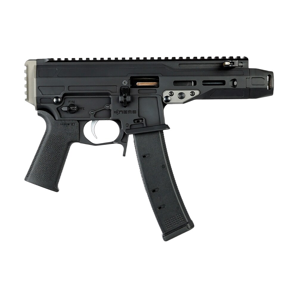 nemo arms mng9mmc mongoose 9mm luger 35+1 5.80" black barrel & receiver w/picatinny rail, black grip, ambidextrous Nemo Arms MNG9MMC Mongoose 9mm Luger 35+1 5.80" Black Barrel & Receiver Sports South item 168202