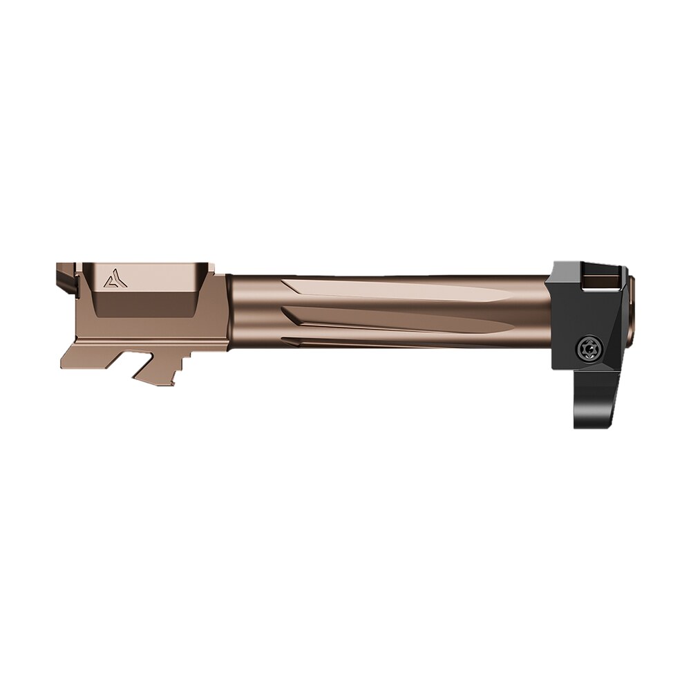 radian weapons r0832 ramjet & afterburner combo 9mm luger compatible w/glock 19 gen5, bronze stainless steel Radian Weapons R0832 Ramjet & Afterburner Combo 9mm Luger Compatible Sports South item 168254