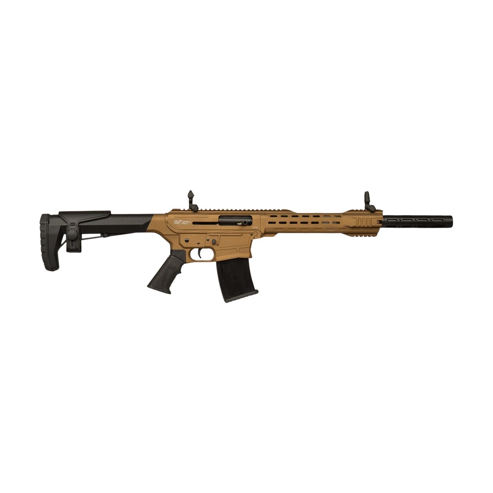 gforce arms gf2512bnz gf25 12 gauge semi auto 3" 5+1 20" bronze cerakote spiral threaded barrel, bronze cerakote picatinny rail aluminum receiver, adjustable black synthetic stock w/black rubber grip Gforce Arms GF2512BNZ GF25 12 Gauge Semi-Auto 3" 5+1 20" Bronze Cerakote Spiral Threaded Sports South item 168481