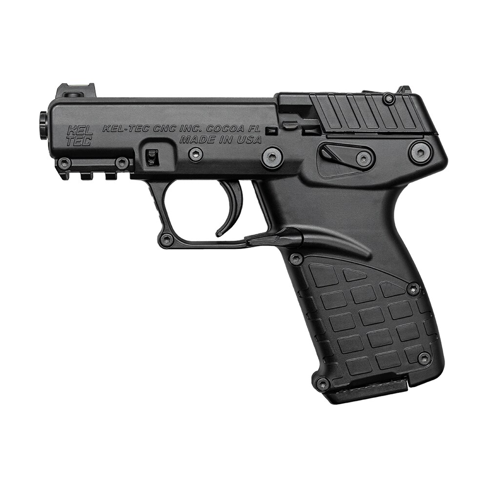 kel tec p17bblk10 p17 compact frame 22 lr 10+1 3.80" black threaded barrel, black serrated slide, black polymer frame w/picatinny rail, textured grip, ambidextrous Kel-Tec P17BBLK10 P17 Compact Frame 22 LR 10+1 3.80" Black Threaded Sports South item 168560