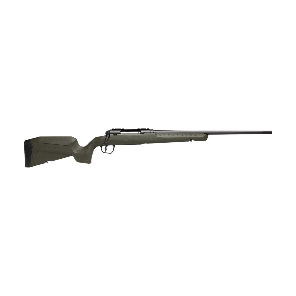 savage arms 32039 axis 2 243 win 4+1 22" matte black sporter barrel, matte black drilled & tapped steel receiver, fixed green synthetic stock, right hand Savage Arms 32039 Axis 2 243 Win 4+1 22" Matte Black Sporter Sports South item 168686