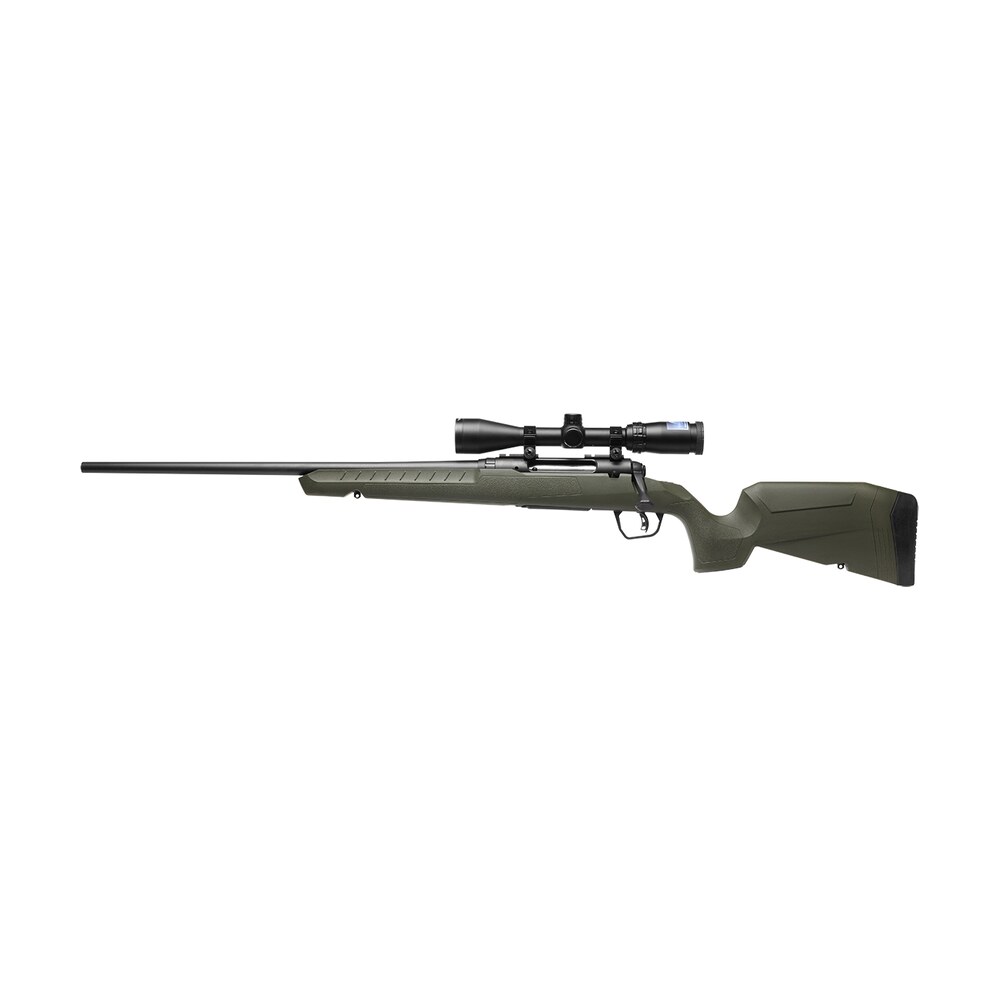 savage arms 32184 axis 2 xp combo full size 243 win 4+1 22" black sporter barrel, black carbon steel receiver drilled & tapped, od green fixed synthetic stock, weaver 3 9x40mm scope, left hand Savage Arms 32184 Axis 2 XP Combo Full Size 243 Win 4+1 22" Black Sporter Sports South item 168831