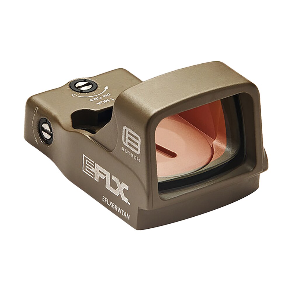 eotech eflx6rwtan eflx mini reflex sight tan 1 x 6 moa red dot Eotech EFLX6RWTAN EFLX Mini Reflex Sight Tan 1 x 6 MOA Red Dot Sports South item 169076