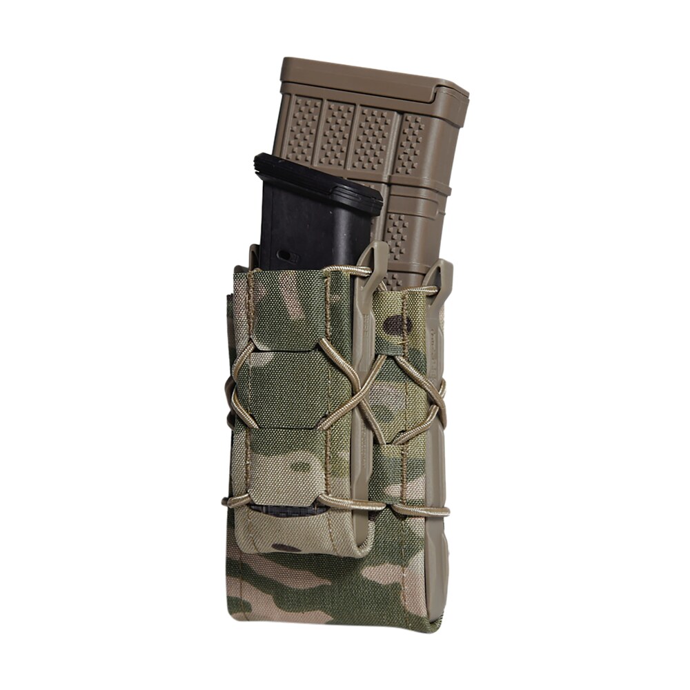high speed gear 24dd00mc taco gen 2 double decker multi cam nylon laminate molle mount pistol/rifle High Speed Gear 24DD00MC TACO Gen 2 Double Decker Multi-Cam Nylon Laminate MOLLE Mount Sports South item 169183