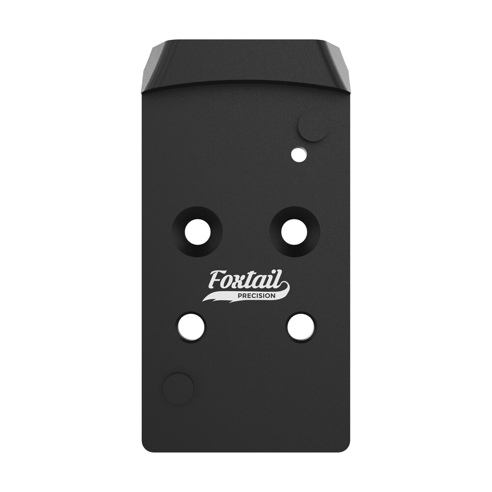 foxtail precision 100017 rear sight dovetail optic adapter plate for cz p10 black anodized cz p10 Foxtail Precision 100017 Rear Sight Dovetail Optic Adapter Plate for CZ P10 Black Anodized CZ Sports South item 169335