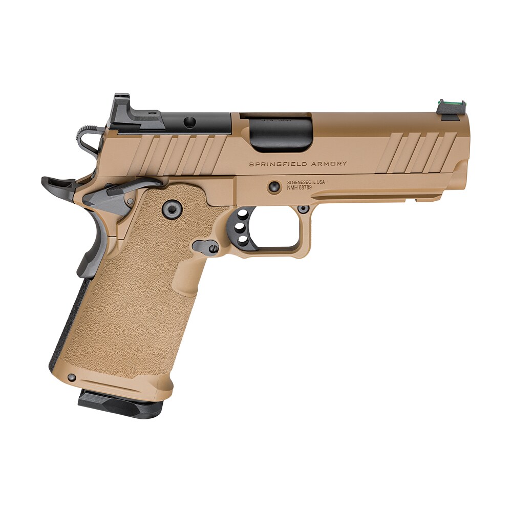 springfield armory ph9117aoscblc 1911 ds prodigy 9mm 10+1 4.25" coyote brown cerakote optic ready carbon steel slide polymer grip Springfield Armory PH9117AOSCBLC 1911 DS Prodigy 9mm 10+1 4.25" Coyote Brown Cerakote Optic Sports South item 169442