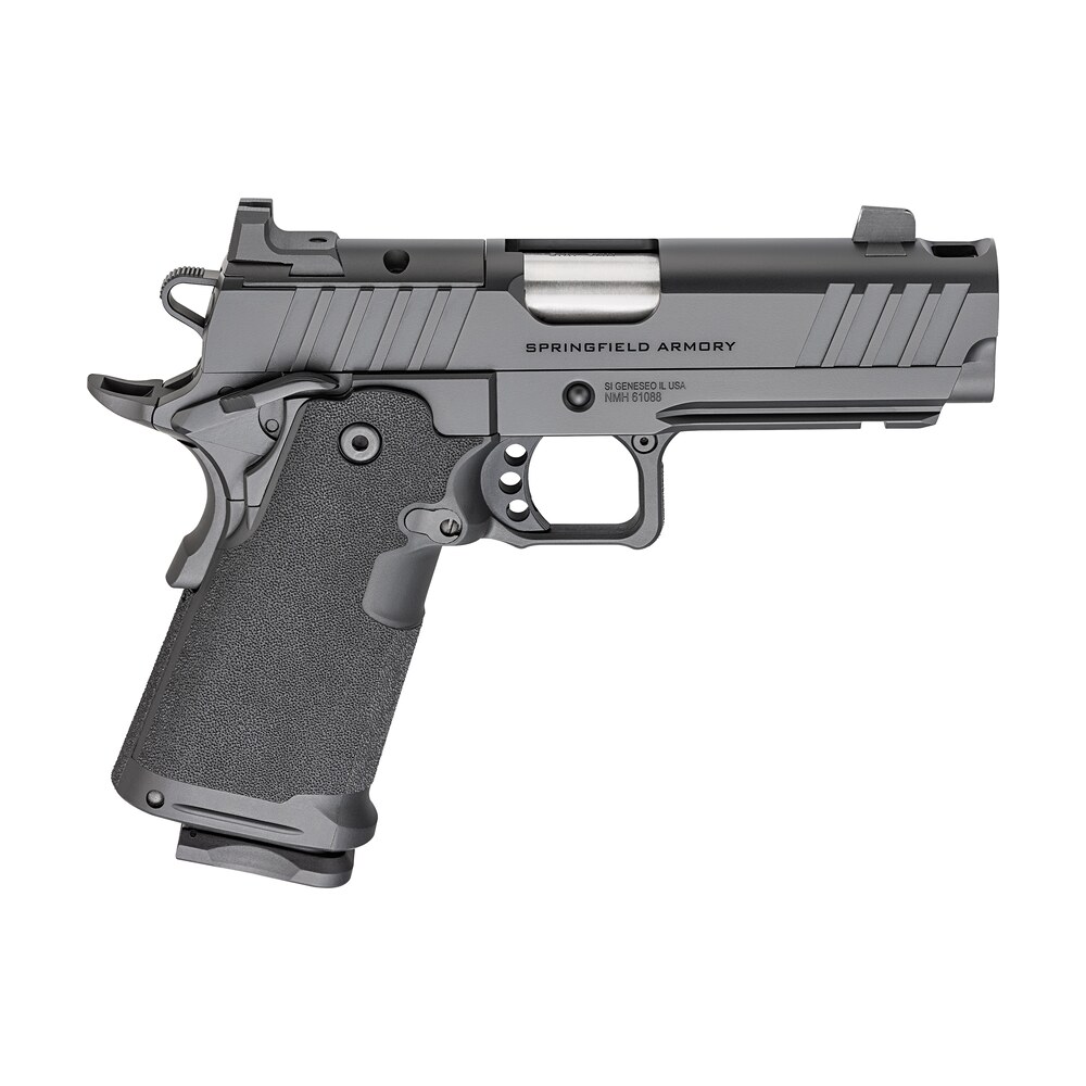 springfield armory ph9117aoslccomp prodigy ds 9mm luger 10+1 4.25" stainless match grade bull barrel, black cerakote optic ready carbon steel slide & frame w/beavertail, black polymer grip Springfield Armory PH9117AOSLCCOMP Prodigy DS 9mm Luger 10+1 4.25" Stainless Match Grade Bull Sports South item 169467