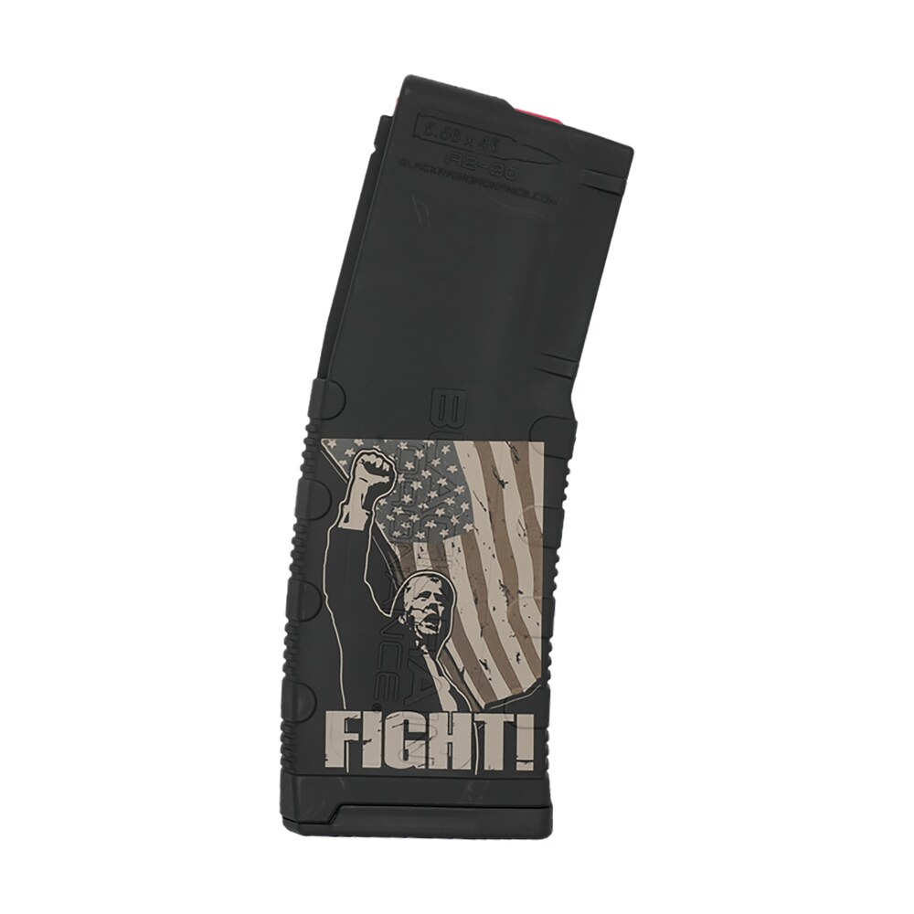 black rain ordnance mag30trumpfight magazine 30rd 223rem/5.56nato fits magazine black polymer Black Rain Ordnance MAG30TRUMPFIGHT Magazine 30rd 223Rem/5.56NATO Sports South item 169516