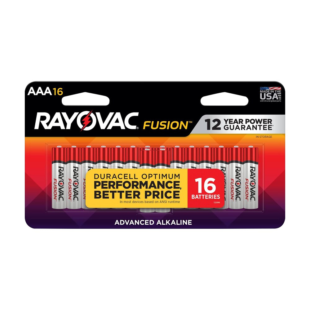 rayovac 82416t02 aaa high enregy alkaline batteries silver/blue 1.5 volts 1,123 mah (16) single pack Rayovac 82416T02 AAA HIGH ENREGY Alkaline Batteries Silver/Blue 1.5 Volts 1,123 mAh (16) Single Sports South item 169596
