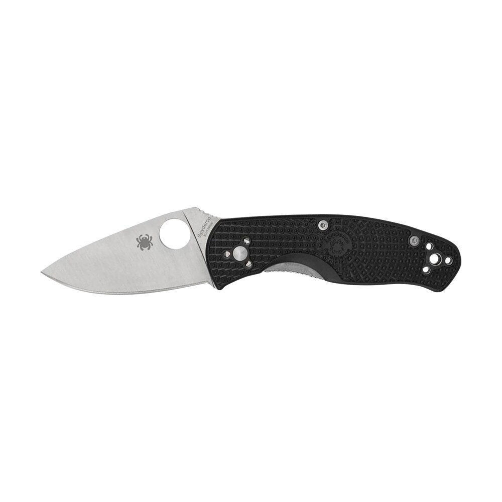 spyderco c136pbk persistence lightweight 2.75" folding plain satin 8cr13mov ss blade, black bi directional texturing frn handle Spyderco C136PBK Persistence Lightweight 2.75" Folding Plain Satin 8Cr13MoV SS Blade, Black Sports South item 169856