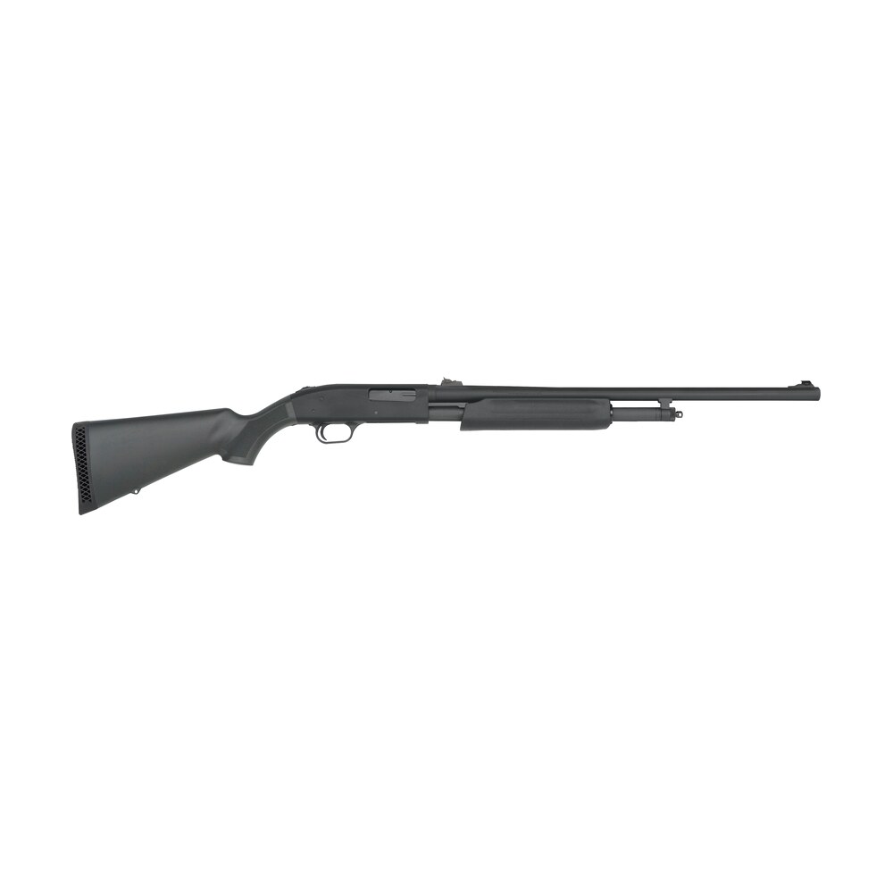 mossberg 56435 500 slugster 20 gauge pump 3" 5+1 24" matte blued steel barrel, matte blued receiver, fixed synthetic stock Mossberg 56435 500 Slugster 20 Gauge Pump 3" 5+1 24" Matte Blued Steel Sports South item 170053
