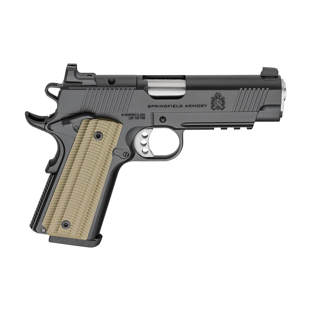 springfield armory po9227aos 1911 operator 9mm 9+1 4.25" black cerakote optic ready carbon steel slide vz g10 grip Springfield Armory PO9227AOS 1911 Operator 9mm 9+1 4.25" Black Cerakote Optic Ready Carbon Sports South item 170072