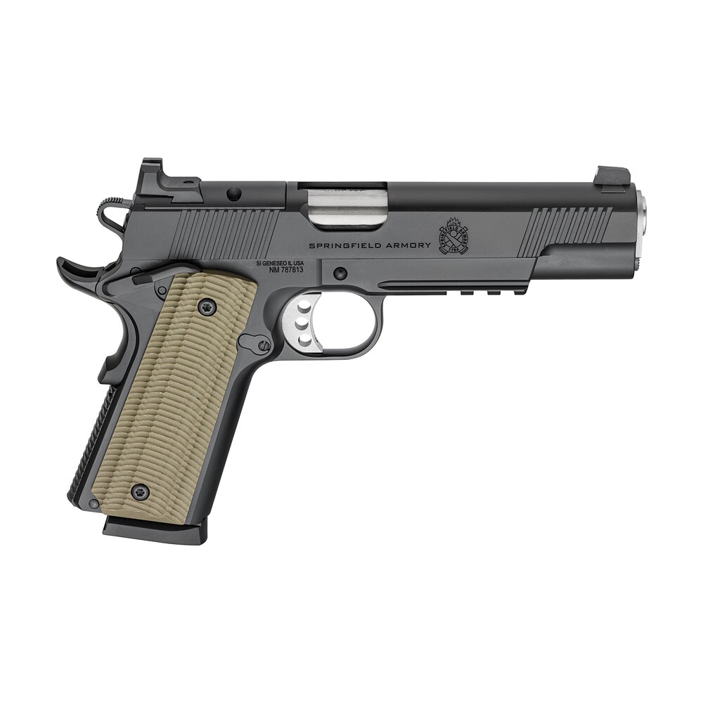springfield armory po9229aos 1911 operator 9mm 8+1 5" black cerakote optic ready carbon steel slide black cerakote vz g10 grip Springfield Armory PO9229AOS 1911 Operator 9mm 8+1 5" Black Cerakote Optic Ready Carbon Steel Sports South item 170074