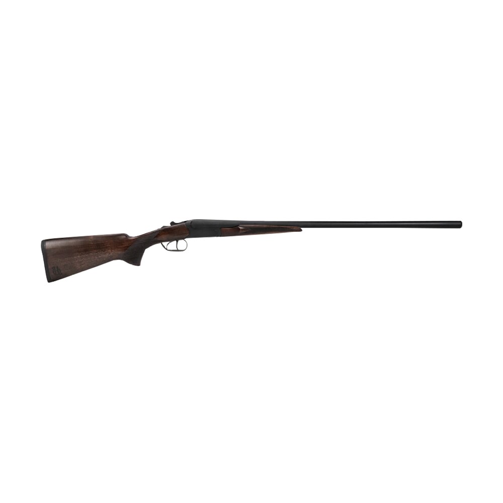 heritage mfg bl2028bk badlander full size 20 gauge break open 3" 2rd 28" black chrome side by side barrel, black chrome receiver, fixed turkish walnut stock Heritage Mfg BL2028BK Badlander Full Size 20 Gauge Break Open 3" 2rd 28" Black Chrome Side By Sports South item 170104