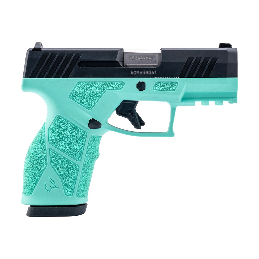 taurus 1 gx2931c gx2 9mm luger 13+1 3.37" matte stainless steel barrel, matte black serrated stainless steel slide, cyan polymer frame w/picatinny rail, polymer grip Taurus 1-GX2931C GX2 9mm Luger 13+1 3.37" Matte Stainless Steel Sports South item 170114