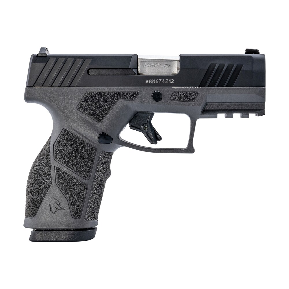 taurus 1 gx2931g gx2 9mm luger 13+1 3.37" matte stainless steel barrel, matte black serrated stainless steel slide, gray polymer frame w/picatinny rail, polymer grip Taurus 1-GX2931G GX2 9mm Luger 13+1 3.37" Matte Stainless Steel Sports South item 170118