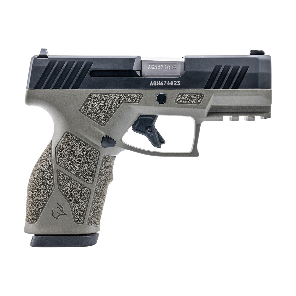 taurus 1 gx2931o gx2 9mm luger 13+1 3.37" matte stainless steel barrel, matte black serrated stainless steel slide, od green polymer frame w/picatinny rail, polymer grip Taurus 1-GX2931O GX2 9mm Luger 13+1 3.37" Matte Stainless Steel Sports South item 170122