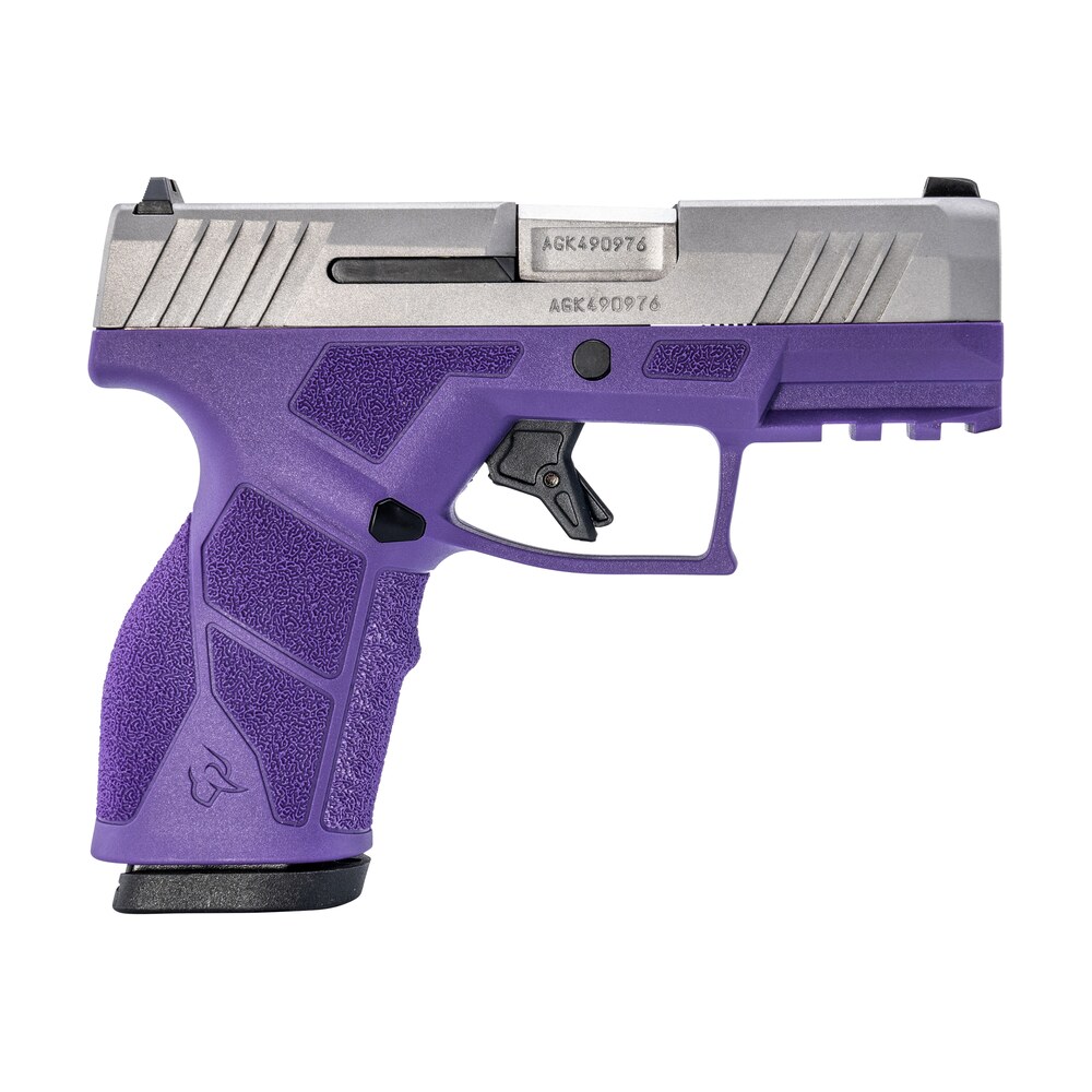 taurus 1 gx2939dp 10 gx2 9mm luger 10+1 3.37" matte stainless steel barrel, matte serrated stainless steel slide, dark purple polymer frame w/picatinny rail, polymer grip Taurus 1-GX2939DP-10 GX2 9mm Luger 10+1 3.37" Matte Stainless Steel Sports South item 170131