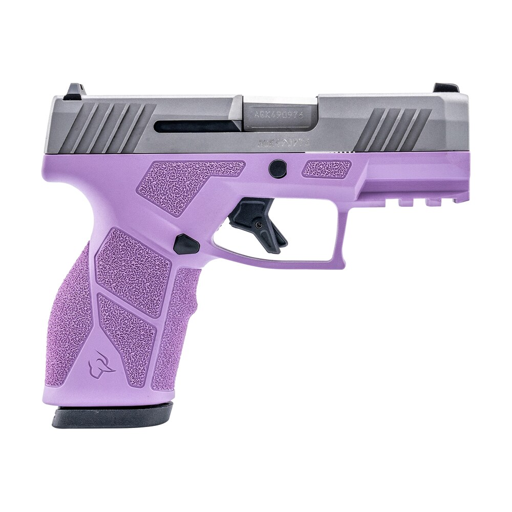 taurus 1 gx2939lp 10 gx2 9mm luger 10+1 3.37" matte stainless steel barrel, matte serrated stainless steel slide, light purple polymer frame w/picatinny rail, polymer grip Taurus 1-GX2939LP-10 GX2 9mm Luger 10+1 3.37" Matte Stainless Steel Sports South item 170135