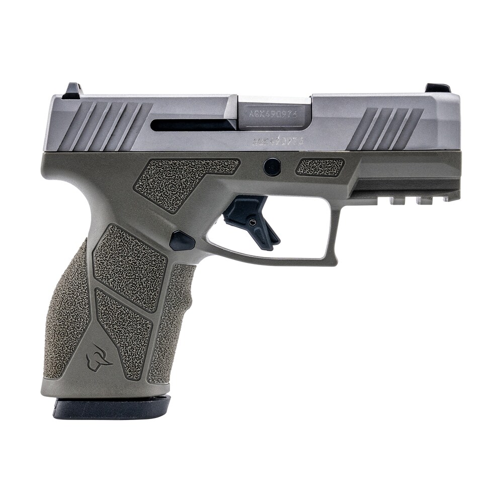 taurus 1 gx2939o gx2 9mm luger 13+1 3.37" matte stainless steel barrel, matte serrated stainless steel slide, od green polymer frame w/picatinny rail, polymer grip Taurus 1-GX2939O GX2 9mm Luger 13+1 3.37" Matte Stainless Steel Sports South item 170136