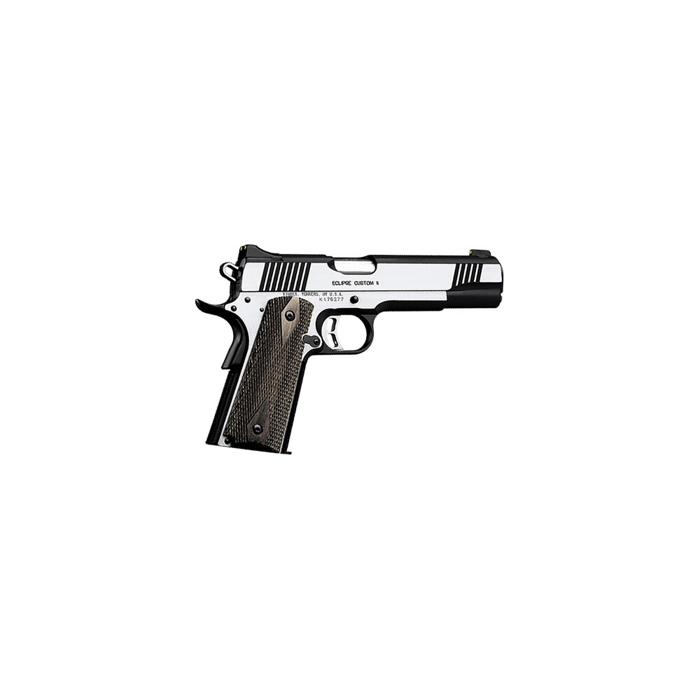 kimber mfg.,inc 3200122ca eclipse custom ii (ca) 10mm 8+1 5 brush polished front serrations stainless steel slide laminated gray/black double diamond grip Kimber Mfg.,inc 3200122CA Eclipse Custom II (CA) 10mm 8+1 5 Brush Polished Front Serrations Sports South item 170454