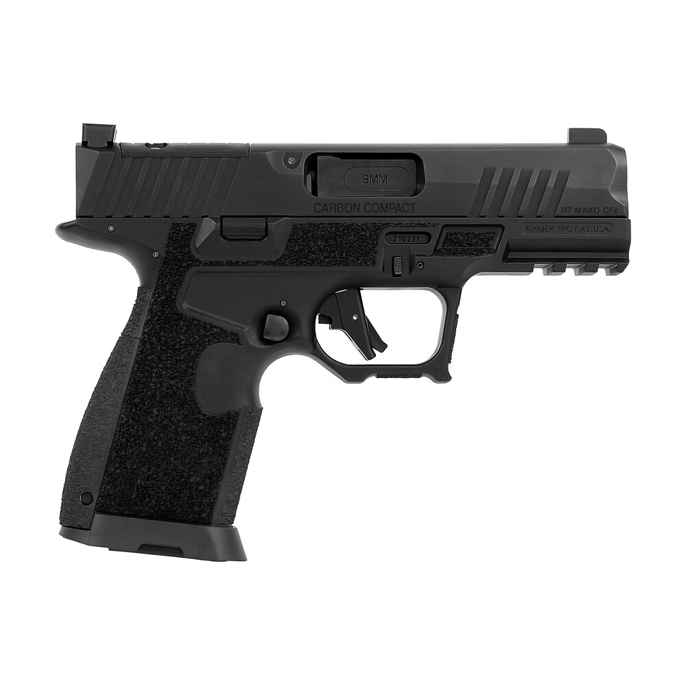 kimber mfg.,inc 3800016 r7 mako carbon compact or 9mm 15+1 3.92" fnc stainless steel slide molded stippling interchangeable modular backstrap grip Kimber Mfg.,inc 3800016 R7 Mako Carbon Compact OR 9mm 15+1 3.92" FNC Stainless Steel Slide Sports South item 170638