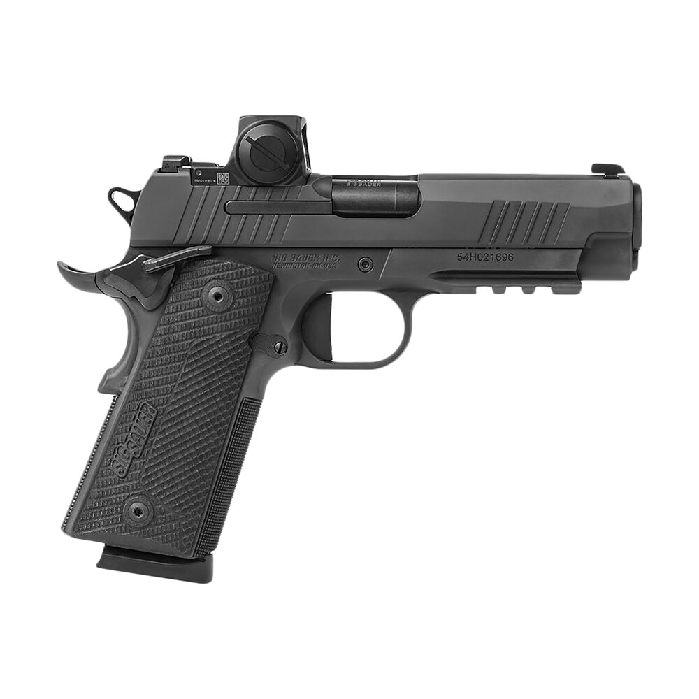 sig sauer 191xca45bxr3rxx 1911 xcarry 45 acp 8rd 4.25" black dlc black dlc serrated stainless steel slide black dlc black g10 grip Sig Sauer 191XCA45BXR3RXX 1911 XCarry 45 ACP 8rd 4.25" Black DLC Black DLC Serrated Stainless Sports South item 170940