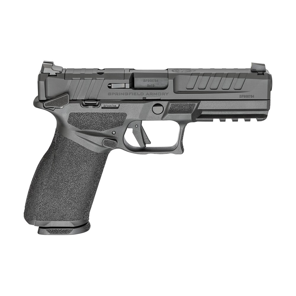 springfield armory ec9459bmsu echelon 9mm luger 20+1 4.50" black melonite steel barrel, black melonite optic ready/serrated steel slide, black polymer frame w/picatinny rail Springfield Armory EC9459BMSU Echelon 9mm Luger 20+1 4.50" Black Melonite Steel Sports South item 171028