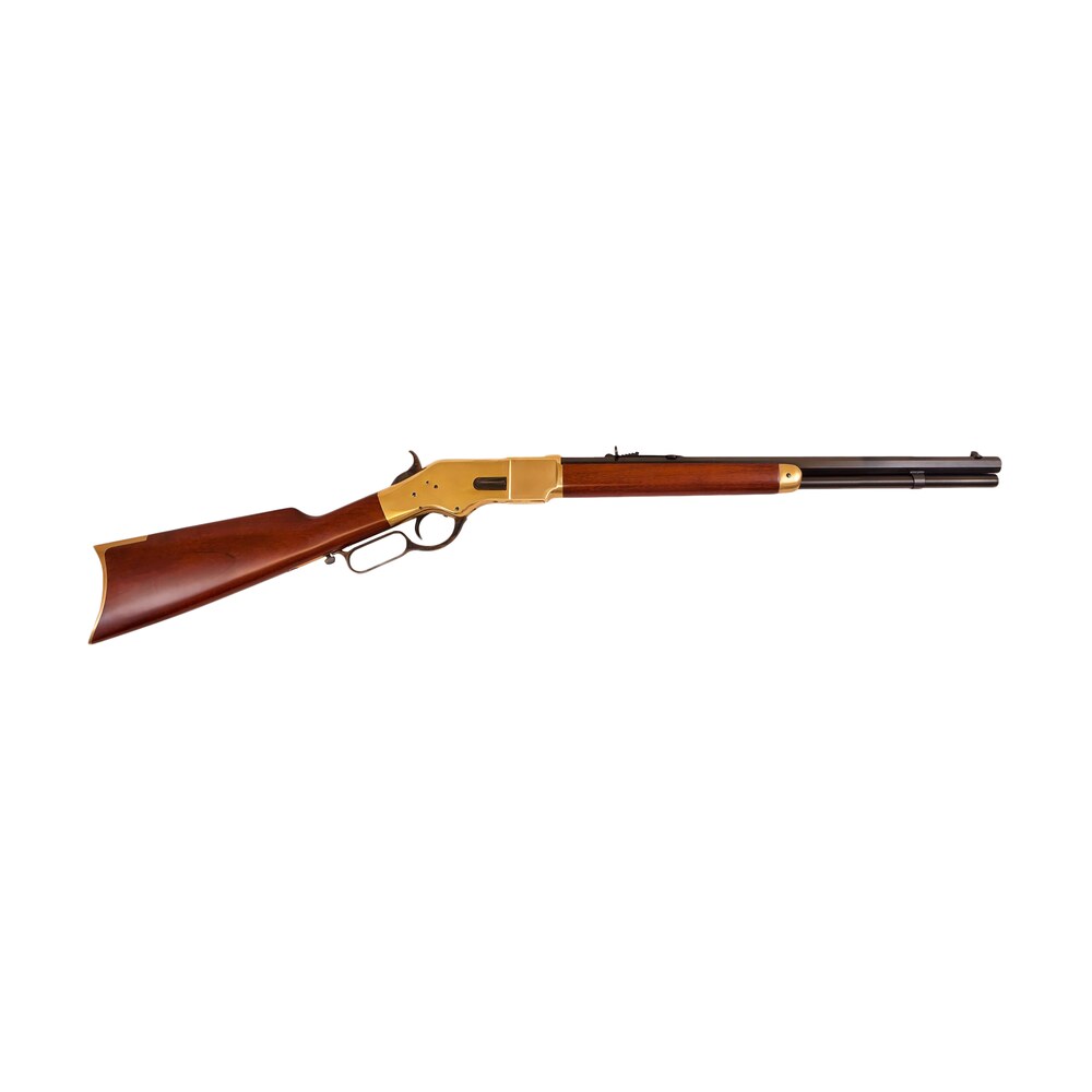cimarron ca221 1866 yellowboy short 38 special 10+1 20" blued octagon barrel, brass receiver, fixed walnut stock Cimarron CA221 1866 Yellowboy Short 38 Special 10+1 20" Blued Octagon Sports South item 171357