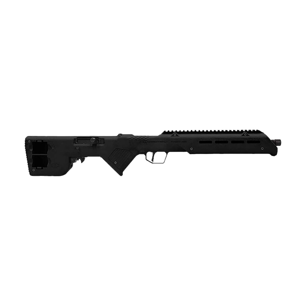 desert tech trkrf2218blk trek 22 black compact 22 lr 10+1 18" free floating steel barrel, picatinny rail receiver, m lok handguards, fixed polymer stock, suppressor ready Desert Tech TRKRF2218BLK TREK-22 Black Compact 22 LR 10+1 18" Free Floating Steel Sports South item 171366